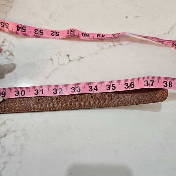 SportsCraft Womens Belt Large Made In Australia Cowhide Leather Brown Adjustable - Picture 4 of 8